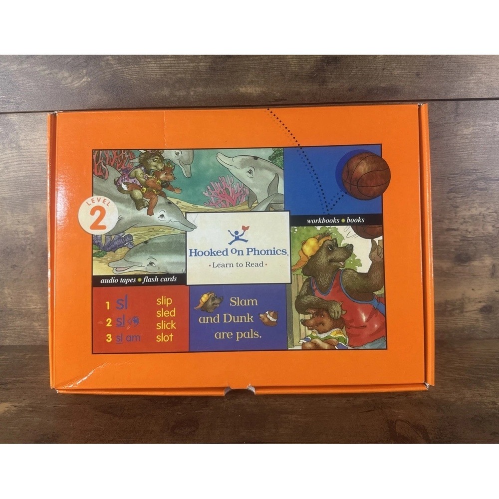 Hooked on Phonics Cassettes Learn to Read Level 2 Box Set with Workbook PlzRead